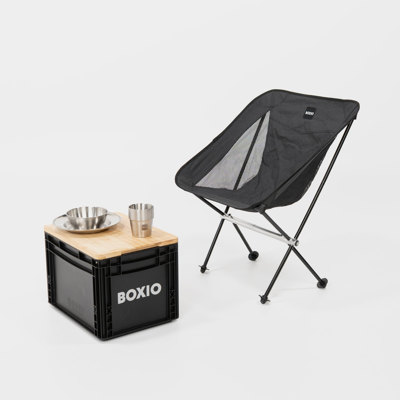 Ultralekkie krzesło kempingowe BOXIO CHAIR