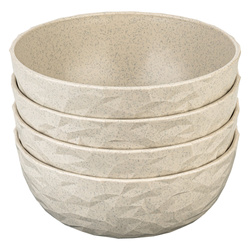 Miska koziol CLUB BOWL 4 sztuki 700 ml - piaskowa