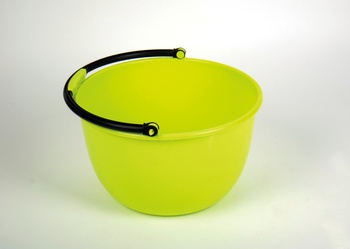 Wiadro wielofunkcyjne Camp4 15 litrów, limonkowo-zielone, Ø 35cm H 22cm