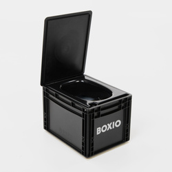 BOXIO TOILET - przenośna toaleta separacyjna w formacie Eurobox 40 x 30 x 28 cm