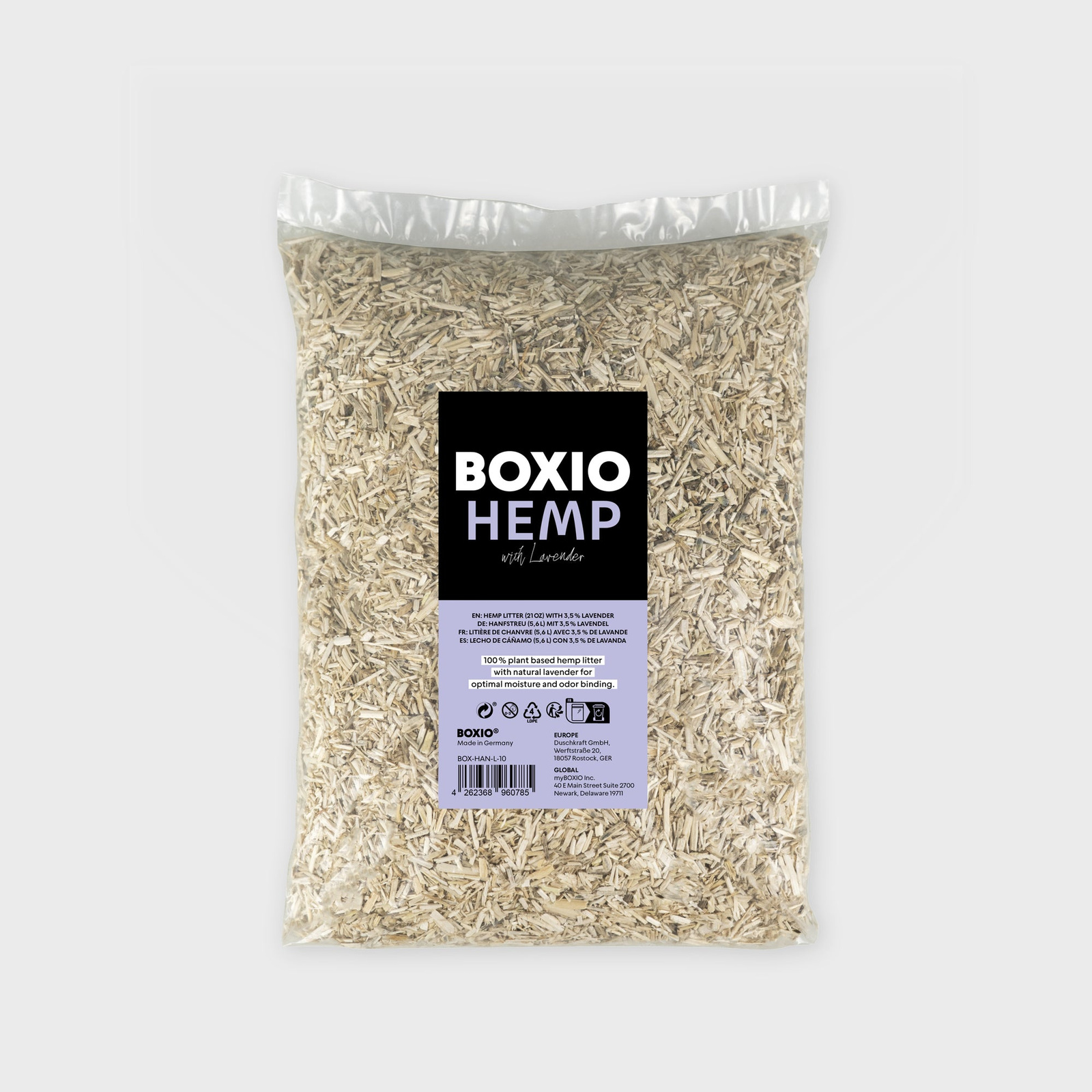 Opakowanie ściółki konopnej BOXIO HEMP