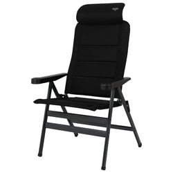 Krzesło kempingowe XXL Crespo składane, regulowane, oddychające