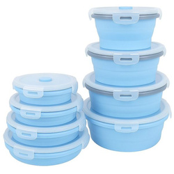 Składane pojemniki silikonowe na żywność 4 szt. RYF Solutions GmbH