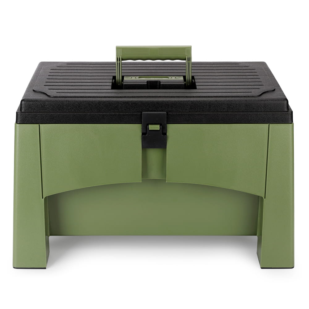 Yolco taboret ze schowkiem ST2 27,6 l, do 200 kg, zielony - gdzie się sprawdzi