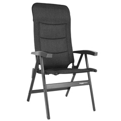 Krzesło kempingowe Noblesse Deluxe ciemnobrązowe 150kg 82cm