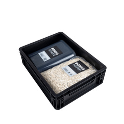 BOXIO TOILET UP - SOLO UP riser with hemp litter and SHAKE container