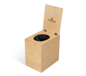 Wooden composting toilet kit TROBOLO TeraBlœm Lite