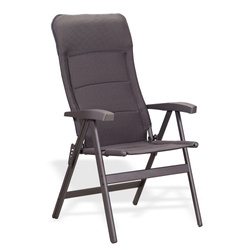 Krzesło kempingowe Noblesse Deluxe szare 150kg 82cm