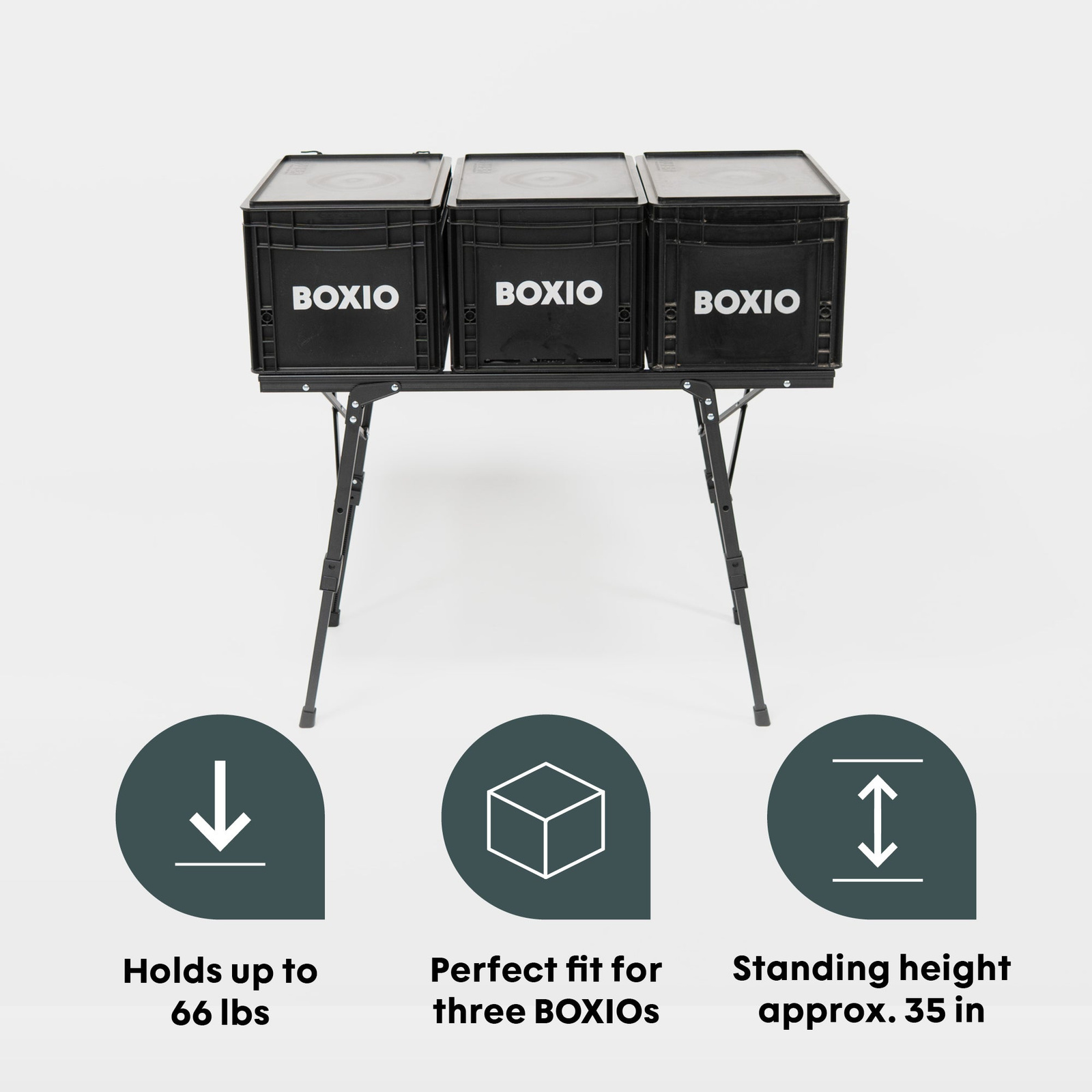 Stół kempingowy BOXIO TABLE z Euroboxami