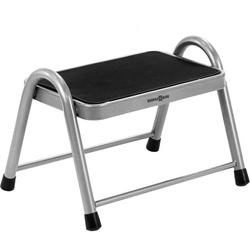 Jednostopniowy podest do przyczepy Brunner King Step srebrny