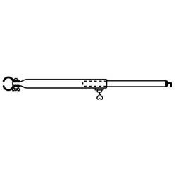 Hak dachowy DWT 25mm aluminium rozszerzalny do 260cm