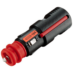 Pro Car wtyczka 2-bolcowa 12V/24V 16A czarna