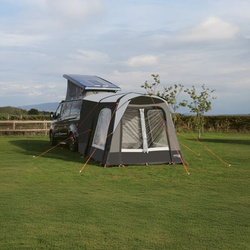 Wolnostojący namiot dmuchany CAMPTECH Zirkon - 250 x 215 x 250 cm, montaż z boku lub z tyłu, do SUV, busa i vana, 11,73 kg