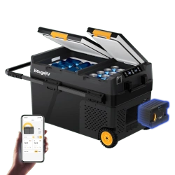 BougeRV 12V Car Refrigerator CRD2, 43 Quart