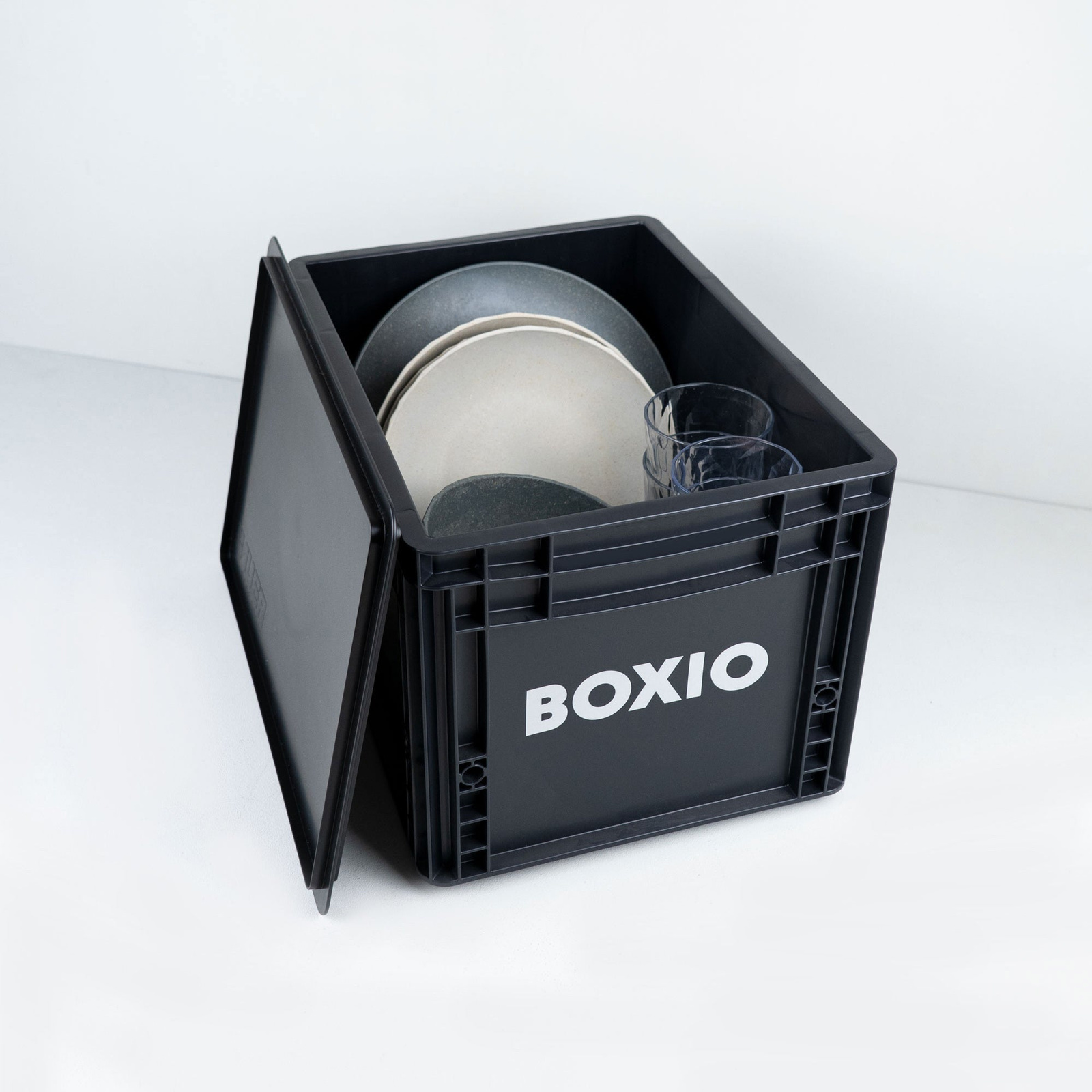 Eurobox BOXIO SOLO z pokrywą