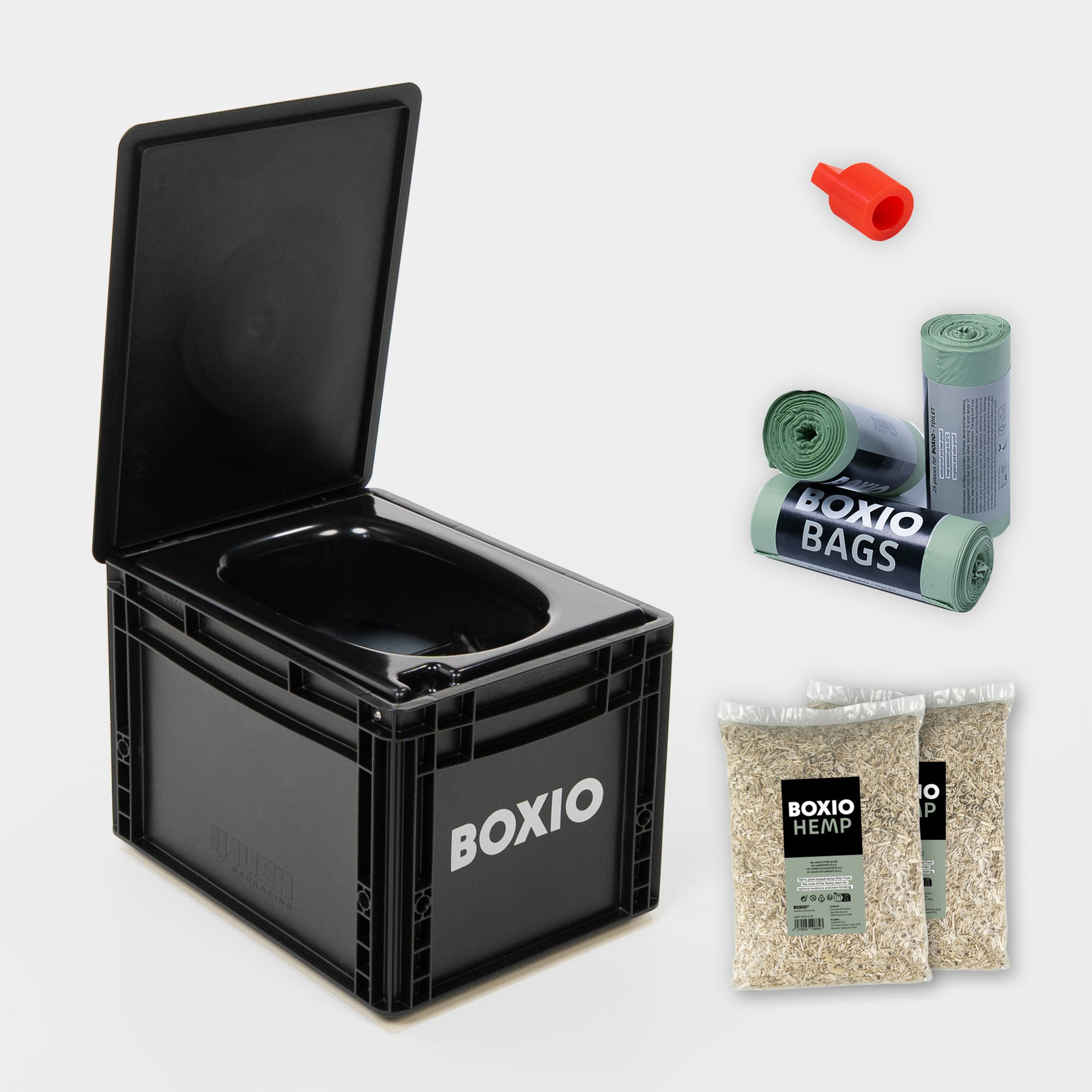 Toaleta BOXIO TOILET PLUS z zestawem startowym