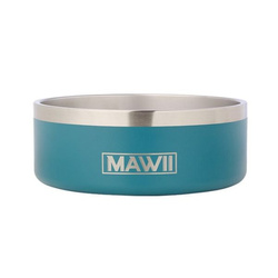 Miska dla psa stal nierdzewna 1 l antypoślizgowa MAWII izolowana