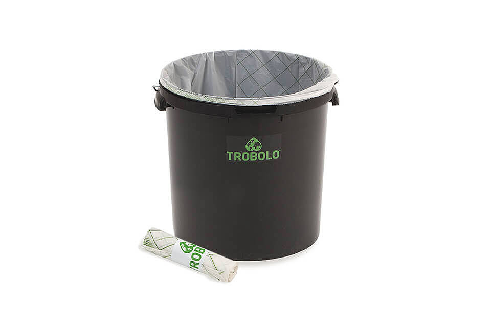 TROBOLO Worki kompostowalne duże ze skrobi kukurydzianej, zdjęcie 2