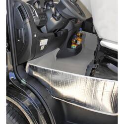 Termiczna mata podłogowa do kabiny kierowcy Fiat Ducato 2014, wersja profilowana, jasnoszaraHindermann